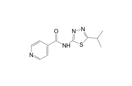 N-(5-isopropyl-1,3,4-thiadiazol-2-yl)isonicotinamide