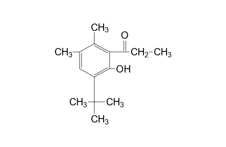 3'-tert-butyl-5',6'-dimethyl-2'-hydroxypropiophenone