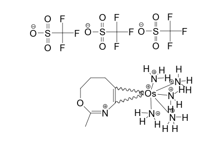 [OS(NH3)5(4,5-(2-ETA)-7,8-DIHYDRO-2-METHYL-6H-1,3-OXAZOCINE).(HOTF)](OTF)2