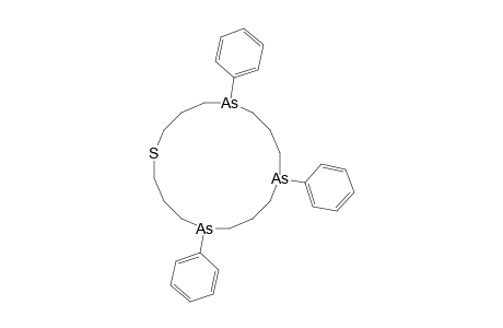 1-Thia-5,9,13-triarsacyclohexadecane, 5,9,13-triphenyl-, stereoisomer