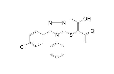 3-penten-2-one, 3-[[5-(4-chlorophenyl)-4-phenyl-4H-1,2,4-triazol-3-yl]thio]-4-hydroxy-, (3E)-