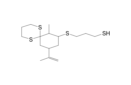 5'-ISOPROPYL-3'-(3-MERCAPTOPROPYLTHIO)-2'-METHYL-1,3-DITHIAN-2-SPIRO-1'-CYCLOHEXAN