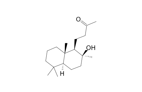 (+)-8.alpha.-Hydroxy-14,15-bisnorlabda-13-one