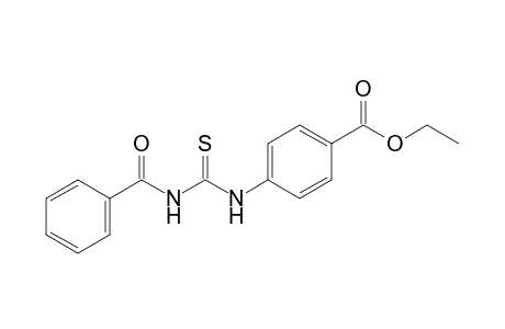 p-(3-benzoyl-2-thioureido)benzoic acid, ethyl ester