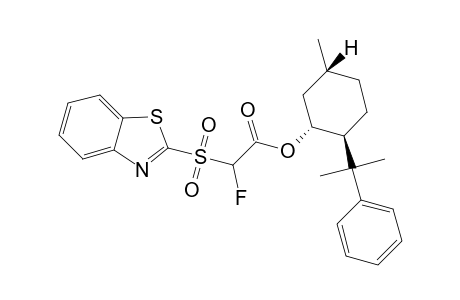 8-PHENYLMENTHYL-(1,3-BENZOTHIAZOL-2-YL-SULFONYL)-FLUOROACETATE;MAJOR-ISOMER