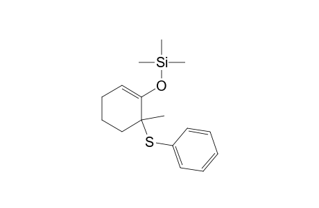 Silane, trimethyl[[6-methyl-6-(phenylthio)-1-cyclohexen-1-yl]oxy]-