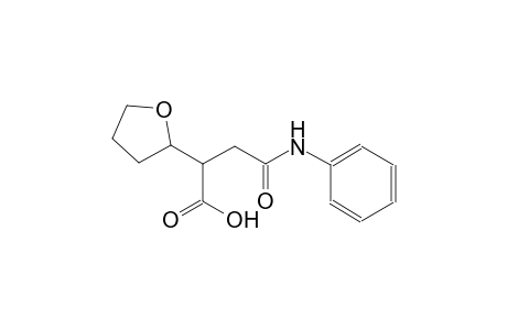 4-anilino-4-oxo-2-tetrahydro-2-furanylbutanoic acid