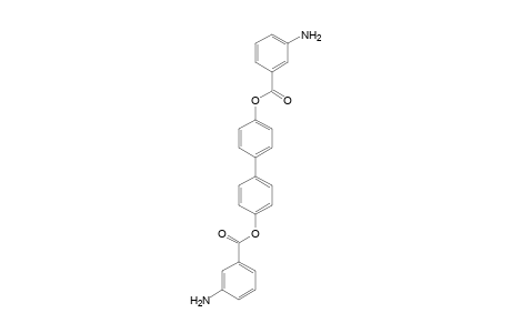 4'-[(3-Aminobenzoyl)oxy][1,1'-biphenyl]-4-yl 3-aminobenzoate