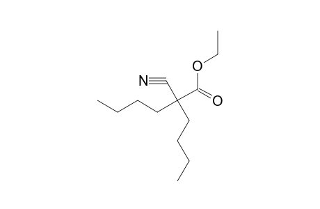 2-butyl-2-cyanohexanoic acid, ethyl ester