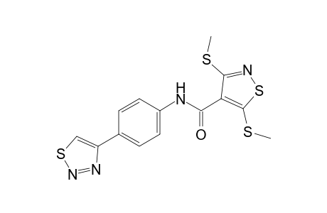 3,5-bis(methylthio)-4'-(1,2,3-thiadiazol-4-yl)-4-isothiazolecarboxanilide