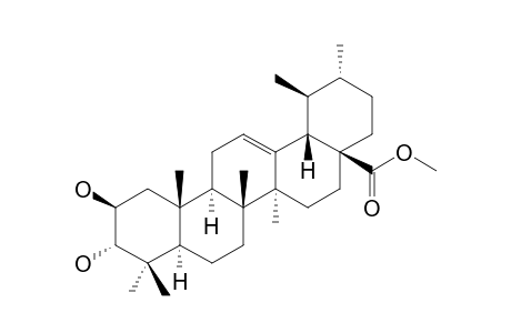 METHYL-2-BETA,3-ALPHA-DIHYDROXY-URS-12-EN-28-OATE