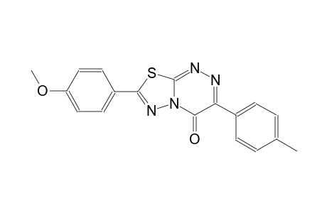 4H-[1,3,4]thiadiazolo[2,3-c][1,2,4]triazin-4-one, 7-(4-methoxyphenyl)-3-(4-methylphenyl)-