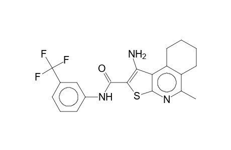 1-Amino-6,7,8,9-tetrahydro-5-methyl-N-[3-(trifluoromethyl)phenyl]thieno[2,3-c]isoquinoline-2-carboxamide