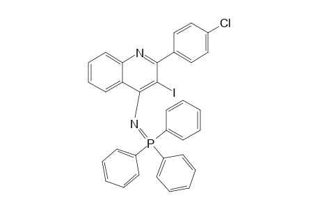 2-(4-Chlorophenyl)-3-iodo-4-(triphenylphosphoranylideneamino)quinoline