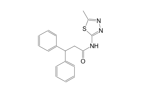 N-(5-methyl-1,3,4-thiadiazol-2-yl)-3,3-diphenylpropanamide