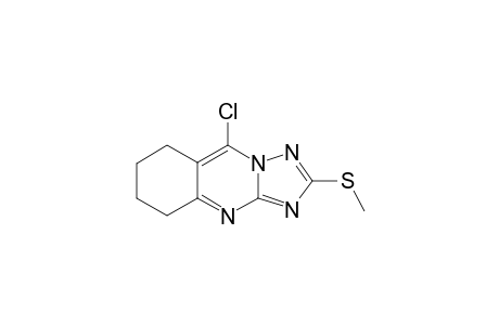 5-CHLORO-2-METHYLTHIO-6,7,8,9-TETRAHYDRO-[1,2,4]-TRIAZOLO-[5,1-B]-QUINAZOLINE