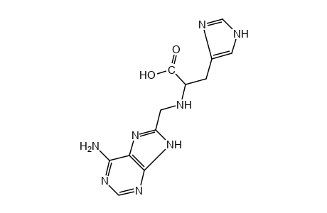 N-[(6-AMINO-9H-PURIN-8-YL)METHYL]HISTIDINE