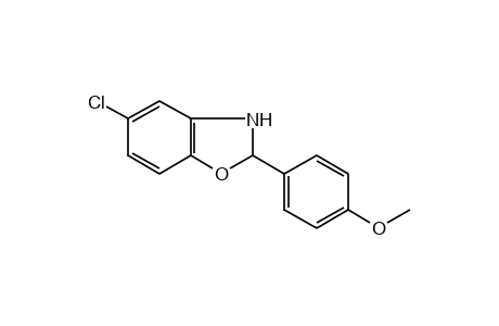 5-chloro-2-(p-methoxyphenyl)benzoxazoline