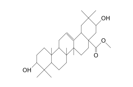 3b,21b-Dihydroxy-olean-12-en-28-oic acid, methyl ester