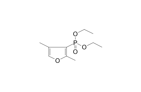 Phosphonic acid, 2,4-dimethylfuran-3-yl-, diethyl ester