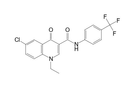 6-CHLORO-1,4-DIHYDRO-1-ETHYL-4-OXO-alpha,alpha,alpha-TRIFLUORO-3-QUINOLINECARBOXY-p-TOLUIDIDE