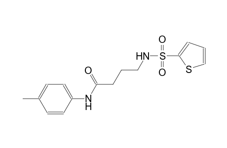 butanamide, N-(4-methylphenyl)-4-[(2-thienylsulfonyl)amino]-