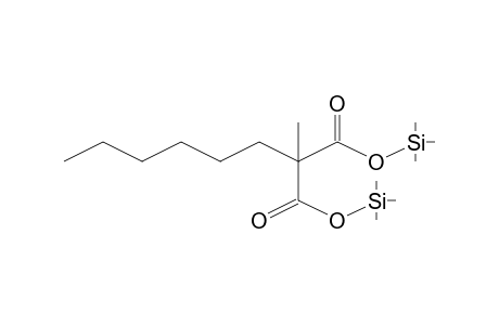 2-Hexyl-2-methyl-malonic acid bis(trimethylsilyl) ester