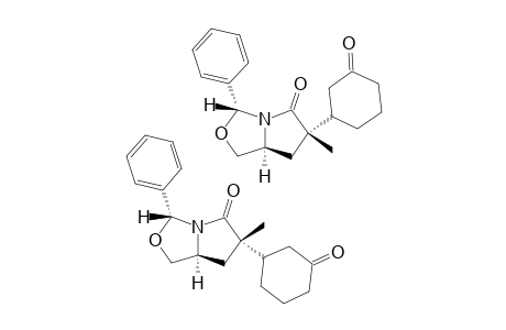 [3R-[3-ALPHA,6-ALPHA-(R*S*),7A-ALPHA)]-6-METHYL-6-(3-OXO-CYCLOHEXYL)-3-PHENYL-3H,5H-TETRAHYDROPYRROLO-[1,2-C]-OXAZOL-5-ONE