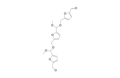 5-({5-[(5-(HYDROXYMETHYL)-FURAN-2-YL)-METHOXY-(METHOXYMETHYL)]-FURAN-2-YL}-METHOXY-(METHOXYMETHYL))-FURAN-2-CARBALADEHYDE