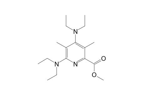 4,6-bis(diethylamino)-3,5-dimethyl-picolinic acid methyl ester