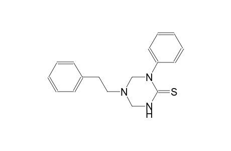 1-phenyl-5-(2-phenylethyl)tetrahydro-1,3,5-triazine-2(1H)-thione