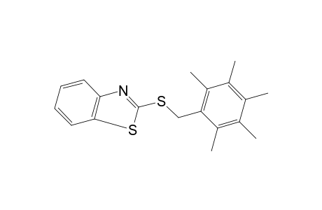 2-[(2,3,4,5,6-pentamethylbenzyl)thio] benzothiazole