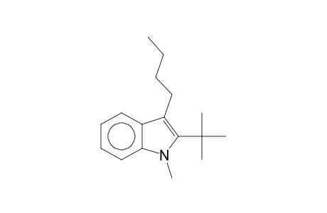 1H-Indole, 3-butyl-1-methyl-2-t-butyl-