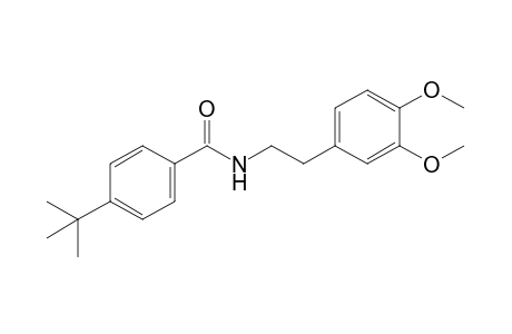 p-tert-butyl-N-(3,4-dimethoxyphenethyl)benzamide