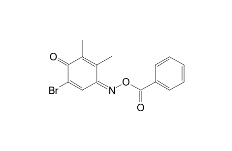 (1Z)-5-bromo-2,3-dimethyl-2,5-cyclohexadiene-1,4-dione 1-(O-benzoyloxime)