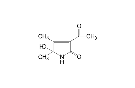 3-ACETYL-4,5-DIMETHYL-5-HYDROXY-3-PYRROLIN-2-ONE