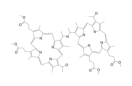 BIS-[2(4)-(2-HYDROXYETHYL)-DEUTEROPORPHYRIN-DIMETHYLESTER]-4(2)-ETHYLAMINO