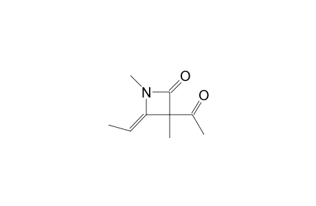 3-Acetyl-4-ethylidene-1,3-dimethylazetidin-2-one