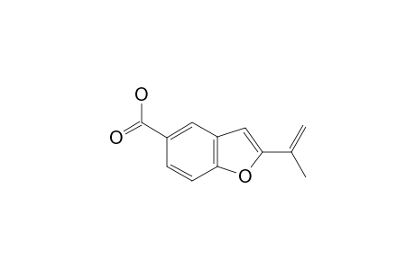 2-(1'-METHYLETHENYL)-BENZOFURAN-5-CARBOXYLIC-ACID