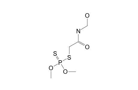 O,O-DIMETHYL-S-(OMEGA-HYDROXYMETHYLCARBAMOYLMETHYL)-PHOSPHORODITHIOAT