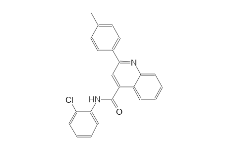 N-(2-chlorophenyl)-2-(4-methylphenyl)-4-quinolinecarboxamide