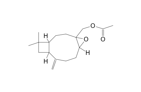 5-OXATRICYCLO[8.2.0.O.4,6]DODECANE-4-METHANOL, 12,12-TRIMETHYL-9-METHYLENE- ACETATE