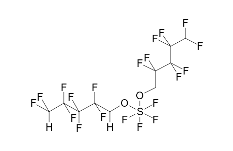 BIS(1,1,5-TRIHYDROPERFLUOROPENTYLOXY)SULPHUR TETRAFLUORIDE