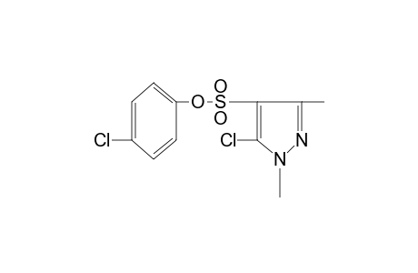 5-chloro-1,3-dimethylpyrazole-4-sulfonic acid, p-chlorophenyl ester