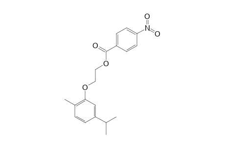 2-(carvacryloxy)ethanol, p-nitrobenzoate