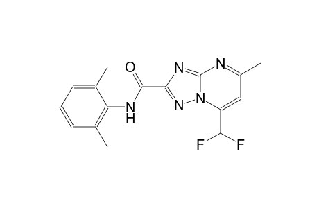 7-(difluoromethyl)-N-(2,6-dimethylphenyl)-5-methyl[1,2,4]triazolo[1,5-a]pyrimidine-2-carboxamide