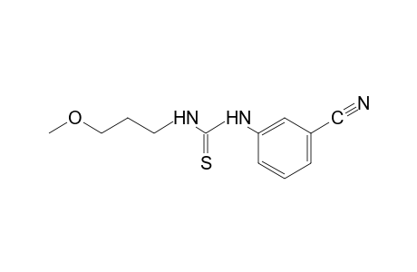 1-(m-cyanophenyl)-3-(3-methoxypropyl)-2-thiourea