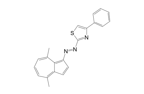 2-[(4,8-DIMETHYLAZULEN-1-YL)-DIAZENYL]-4-PHENYL-1,3-THIAZOLE