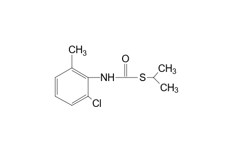 2-chloro-6-methylthiocarbanilic acid, S-isopropyl ester