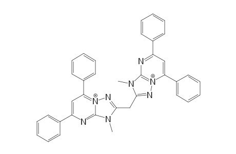 2,2'-Methylenebis(3-methyl-5,7-diphenyl[1,2,4]triazolo[1,5-a]pyrimidinium)